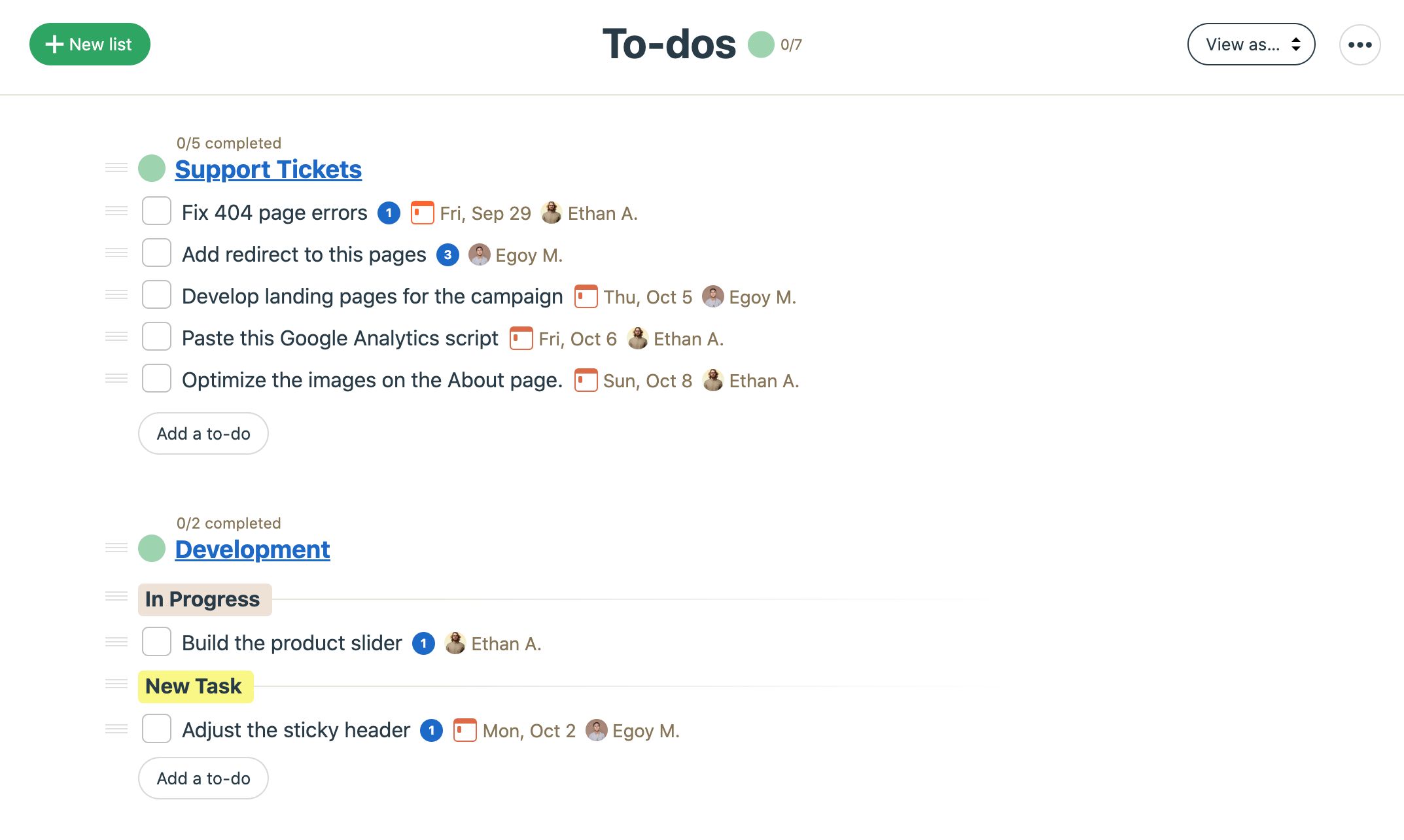 Basecamp To-dos image